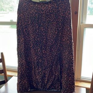 Cheetah skirt